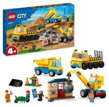 Byggfordon och rivningskula - LEGO leksak för barn 4 år