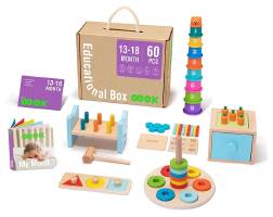 Aktivitetslåda (13-18 mån) - Aktivitetsleksaker leksak för barn 1 år