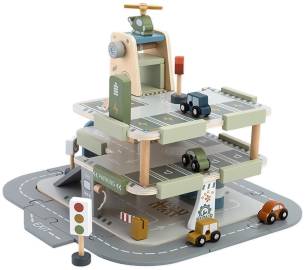 Garageset - Bilgarage leksak för barn 3 år