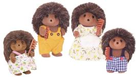 Familjen Igelkott - Dockhus leksak för barn 4 år