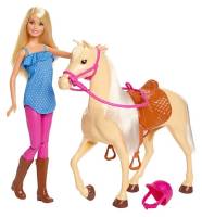 Docka med häst - Hästar leksak för barn 4 år