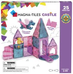 Magna-Tiles slott (25 delar) för barn som gillar att bygga i 3D.