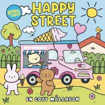Cozy Happy Street - Målarböcker leksak för barn 7 år