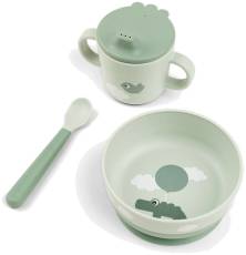 Grön - Matservis leksak