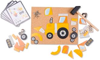 Pysselset Bygg din egen traktor för kreativ skaparglädje.
