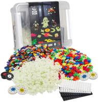 Plus-Plus Glow 3D (2000 bitar) - Plus-Plus leksak för barn 6 år