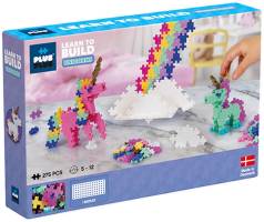 Plus-Plus Enhörningar (275 bitar) - Plus-Plus leksak för barn 6 år