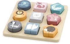 Vilda djur som passar nyfikna små händer.