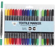 Textilpennor 20-pack - Roligt med färg leksak för barn 8 år