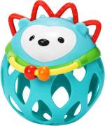 Rullskallra i bollform med kattansikte och små öron