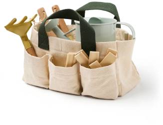 Trädgårdsset för barn i väska med små redskap